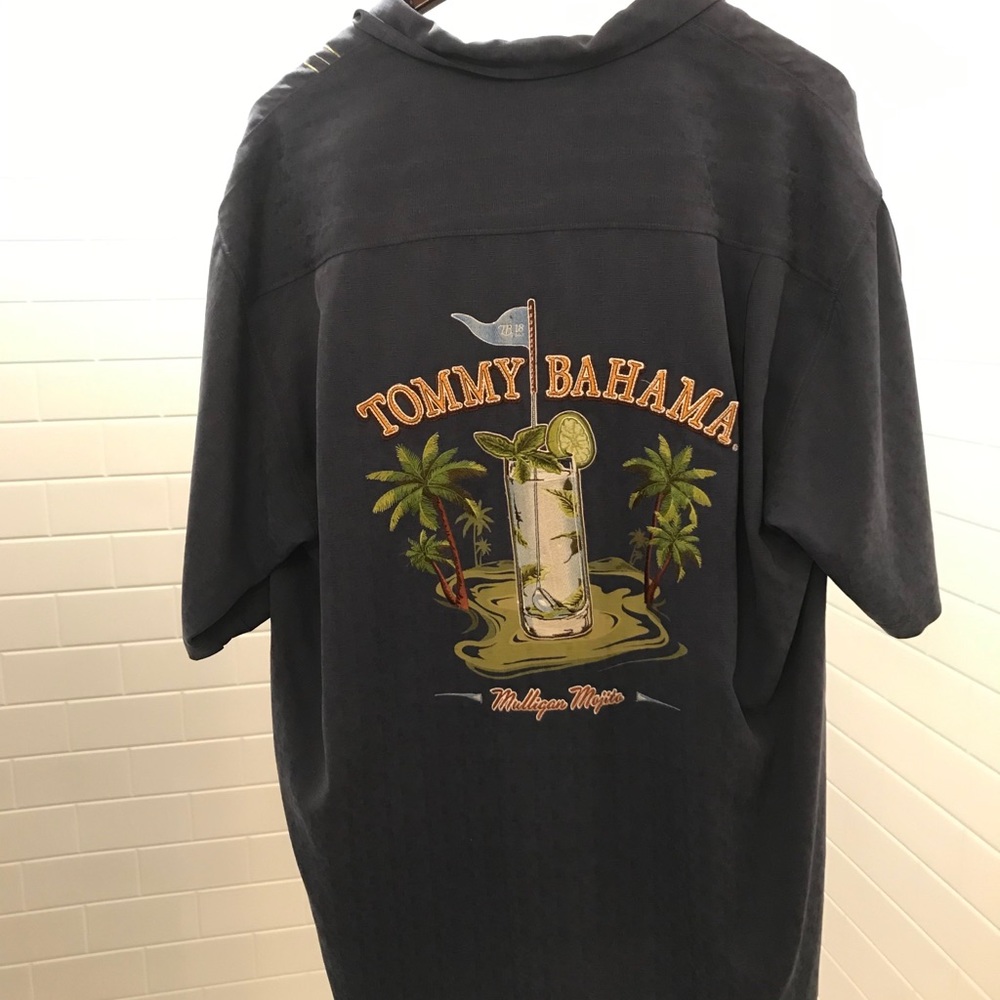 Tommy Bahama Silk “Mulligan Mojito” Panelback